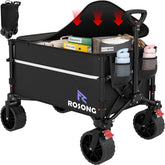 ROSONG Collapsible Wagon folded compact for easy car trunk storage