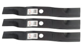 Rotary three-blade set for Kubota ZD/ZG 60-inch deck.