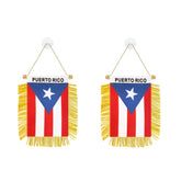 Rotenl Puerto Rico window flag 3x5 with fade-resistant color for home display