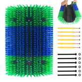 Rouisxue extra large scratcher backplate with flexible installation for posts and trees.