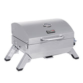 Royal Gourmet GT1001 portable grill with folding legs for easy transport.