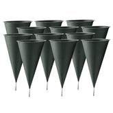 Royal Imports cemetery cone vase with base stake for secure placement