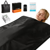 RRGFB Sauna Blanket full-body coverage for at-home detox sessions.