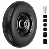 RRQ flat-free 13-inch tire with wheel—puncture resistant and maintenance-free.
