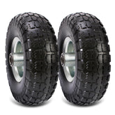 RRQ solid tire side view shows a puncture-proof design for carts and trolleys.