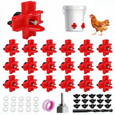 RRQKMBO horizontal chicken waterer nipples for leak-free coop hydration