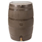 RTS Home Accents 50-Gallon Rain Barrel with brass spigot for garden irrigation