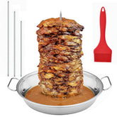 RTT detachable al pastor pan for versatile oven roasting and street-food style tacos