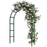 RUBFAC garden arch 7.8ft ready to support climbing plants and create a welcoming entry.