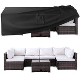 Ruimoy patio cover 124-inch long protects large outdoor furniture from rain