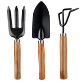 Rukinovi 3pcs garden tools set for compact indoor gardening.