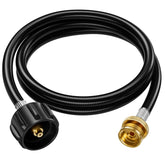 Rushare 6 ft propane hose adapter enabling 1 lb appliance to run off a 20 lb tank.