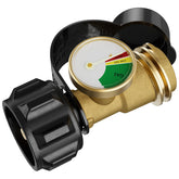 Rushare propane gauge dial reads fuel level at a glance for 5-20 lb tanks