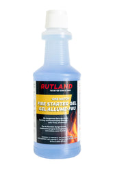 Rutland One Match Gel Fire Starter bottle ready for smokeless lighting