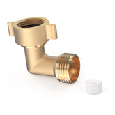 RVGUARD elbow hose adapter 90-degree connector for strain relief and smooth water flow.