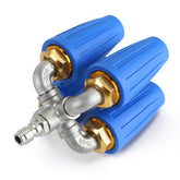 Ryansunoro 4-In-1 Turbo Nozzle overview with four jets for quick outdoor cleaning
