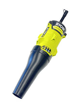 RYOBI Expand-It Jet Fan Blower clears debris with high-velocity air.
