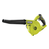 RYOBI ONEPLUS 18V compact blower for bench cleanup and dust control