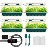 Ryscam seed starter tray 192-cell viewed from above for efficient seed germination