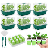 Ryscam seed starter tray with humidity dome aids germination and moisture control.