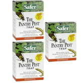 Safer pantry moth trap packaging closeup for easy setup and use.