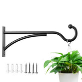 Saffruff 11 inch plant hanger supports a lush outdoor basket.
