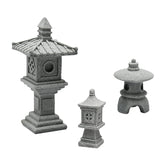 Saihisday mini pagoda lantern for garden adds tranquil focal point.
