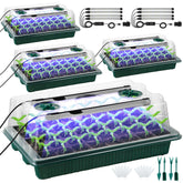 Saillong seed starter tray with grow light supports efficient germination for home gardens