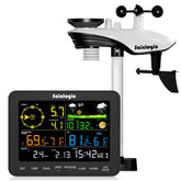 Sainlogic SA6 display front view with clear weather metrics at a glance.
