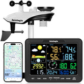 Sainlogic SA68 Plus WiFi weather station display showing live conditions for quick planning