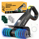 Saker electric grill brush delivers powerful 450 RPM cleaning for quick barbecue maintenance.