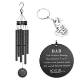 Salolo memorial wind chimes 30-inch design for outdoor remembrance