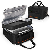 samdew double-layer grill bag front view keeps grill secure during transport.