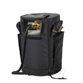 samdew propane tank cover with side flap showing easy access and secure fit
