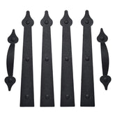 SANKINS magnetic hinges on steel door for secure, tool-free attachment.