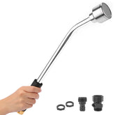 Sanpaint 18-inch Soft Rain Wand spraying gently over flowers and seedlings
