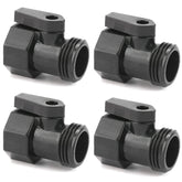 Sanpaint 4-pack 3-4inch shut-off valve close-up for efficient on/off garden watering