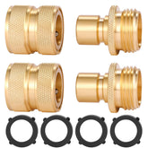 Sanpaint brass quick-connect male fitting for rapid hose changes