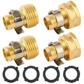 Sanpaint brass male hose repair connector for durable, leak-free joins.
