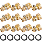 Sanpaint hose repair connectors pack closeup with clamps for secure outdoor use