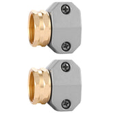 Sanpaint zinc-aluminum female coupling for 5/8-inch hose provides a secure repair connection.