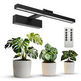 SANSI 35W full-spectrum grow light mounted on a wall for thriving indoor plants.