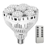 SANSI dimmable full-spectrum grow light bulb 4000K highlights indoor plant growth