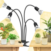 SANSI grow light with 360° gooseneck full-spectrum illuminating plants from all angles