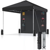 SANWAY 10x10 pop-up canopy with sidewalls, quick setup and ample shade for events