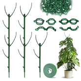 sanzkjic 5pack stackable plant support poles for taller plants, adjustable as growth occurs