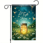 Saoplasa firefly mason-jar flag enhances outdoor ambiance with warm light.