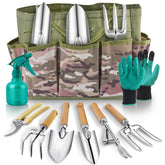 Saraily 9-piece gardening tool set in a gift-ready box for versatile garden tasks