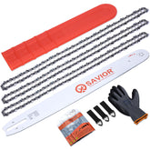 Savior 20-inch chainsaw bar ready for smooth, precise cuts