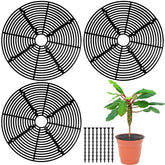 Sawysine plant pot grid cover for 11.8-inch pot with durable ABS construction.
